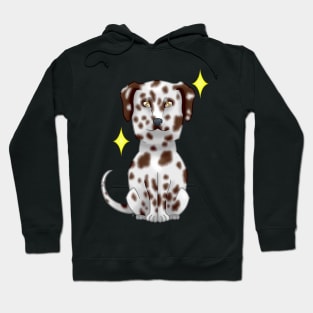 Brown dalmatian Hoodie